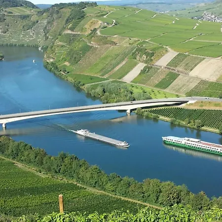 Traumblick Auf Moselschleife, 2 Balkone, Weitblick, Piesport, 아파트 *