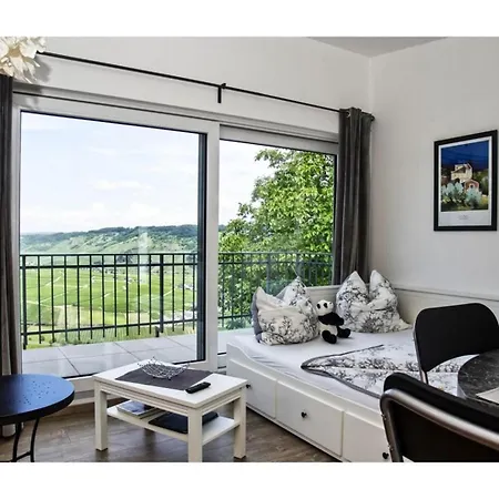Traumblick Auf Moselschleife, 2 Balkone, Weitblick, Piesport, 아파트 피에스포트