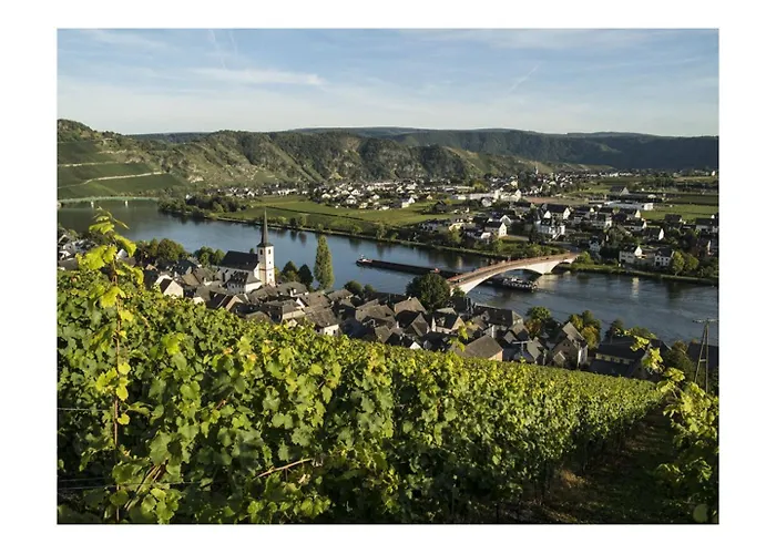Traumblick Auf Die Moselschleife, 2 Balkone, Ferienhaus Weitblick, Piesport, דירה